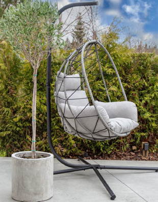 Hanging chair CASABLANCA schwarz