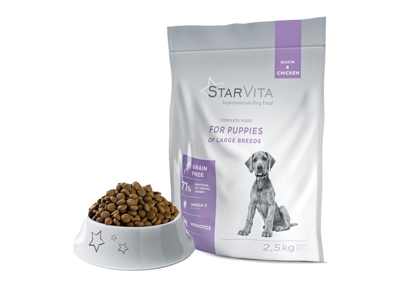 StarVita Granules For Puppies 2,5kg (chicken&fish)