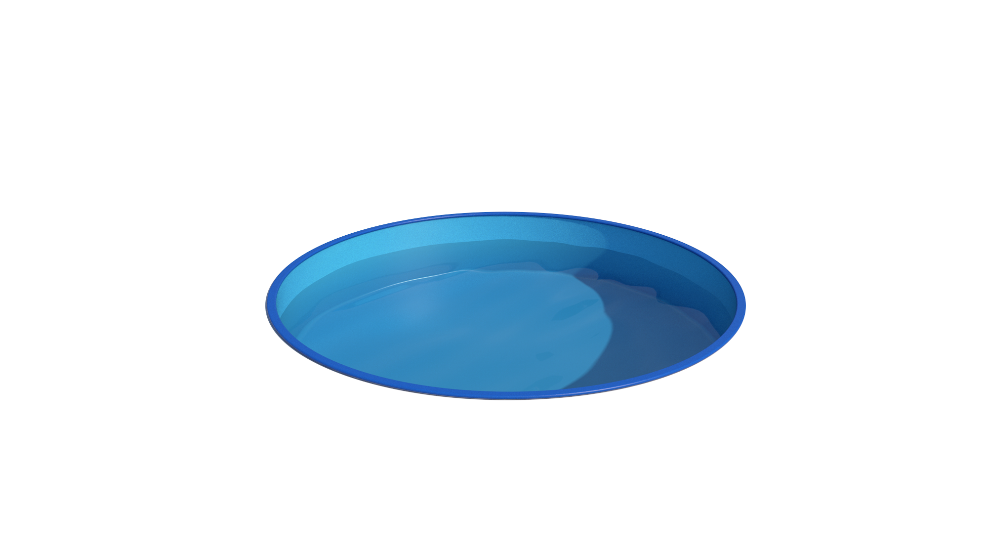 POOL-SET – Ibiza rund – 4,00 x 1,50 m – graue Wandstärke 0,6 mm, mit Öffnungen für Skimmer und Rücklaufdüse, Bodenschienen