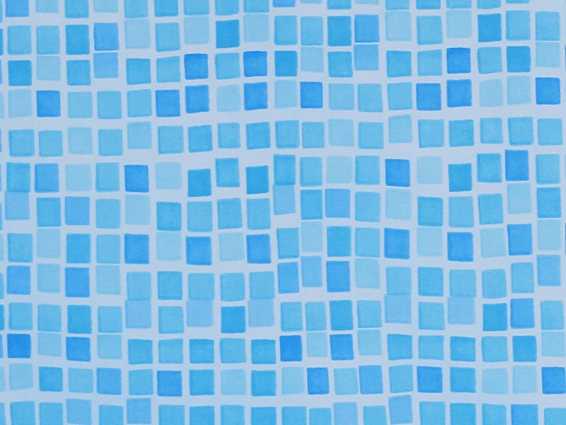 Mosaic pool liner, thickness 0.30mm - 5.5 x 3.7 x 1.2 m